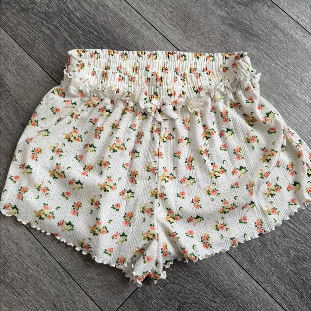 For Love and Lemons Pointelle Shorts, Size M